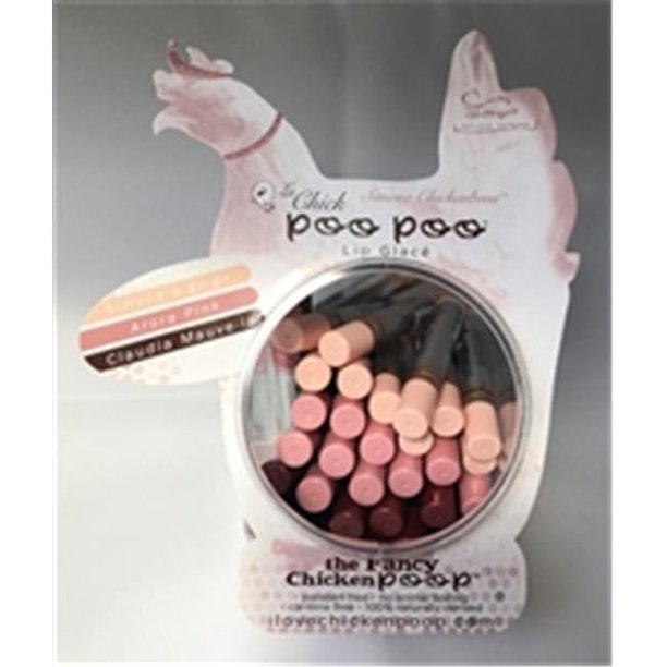 La Chick Poo Poo 1005 Chicken Poop Lip Junk Glace, Mauve