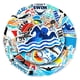 thumbnail image 4 of Stickers DIYYILIF 100 piezas impermeables de natación en vinilo, 4 of 5