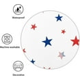 thumbnail image 6 of Independence Day Patriotic Tablecloth Rectangle - Waterproof Spillproof Stain Resistant Star Patterned Washable Table Cloth for July 4th Holiday Picnic Party, 60 x 84 Inch, 6 of 6