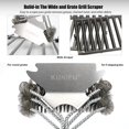 thumbnail image 5 of KUNIFU 3 in1 Grill and BBQ Scraper Bristle Free and Wire Cleaning Brush, 18 in, 5 of 7