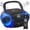 Black, variant on Prociv CD Player Boombox with Cassette Player, Bluetooth, AM/FM Radio,Stereo Sound with Remote Control,AUX/USB Drive,Tape Recording,AC/DC Powered,Headphone Jack,LCD Display for Home,Senior,Child, Whi