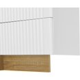 thumbnail image 4 of 74.7 Inch TV Stand with 3 Doors & 2 Drawers, White and Gold Wood Grain Entertainment Center, Modern Media Console with Soft-Close Hinges, Large Storage Cabinet for Living Room (White, 74.7 inch), 4 of 18