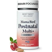 Best Nest Wellness Mama Bird Postnatal Vitamins for Breastfeeding and Postpartum, Once Daily, 30 Ct