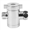 thumbnail image 2 of 3piezas 1/2 Pulgada Adaptador en T de 3 Vías Inodoro Bidé Baño Cabezal de Ducha Brazo VáLvula de DesvíO, 2 of 8
