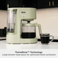 thumbnail image 5 of Thyme & Table 12-Cup Programmable Drip Coffee Maker with 60oz Water Reservoir, 4 Brew Modes, and Warming Plate, Eucalyptus Green, 5 of 12