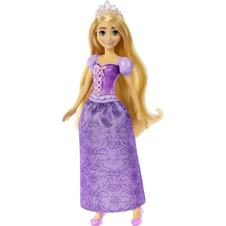  Mattel Disney Princess Dolls, Rapunzel Posable Fashion Doll  with Sparkling Clothing and Accessories, Mattel Disney Movie Toys : Toys &  Games