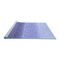 thumbnail image 2 of Ahgly Company Machine Washable Indoor Rectangle Abstract Blue Modern Area Rugs, 2' x 3', 2 of 4