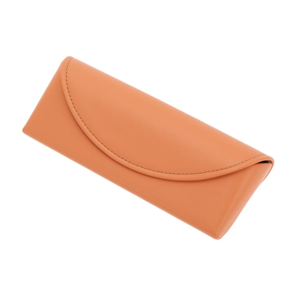 Unique Bargains Arc Edge Eyeglasses Case Portable Eyeglasses Storage 6.5"x2.68"x1.57" Orange