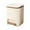 Jaune P, variante sur Feltree Poubelle Ménagère Nouvelle Grande Capacité Pied Cuisine Salon Chambre Salle de Bain Toilette avec Couvercle Tambour