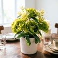 thumbnail image 6 of cpengpj Lifelike Layered Peony Artificial Floral Bonsai, Fade Resistant Plastic, for Living Room Space Livening, 1 Piece, 6 of 6