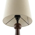 thumbnail image 2 of Livabliss Jatoba Modern Accent Table Lamp, 19-inch, Dark Brown with Beige Shade, 2 of 6