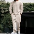 thumbnail image 2 of Ensemble de Survêtement 2 Pcs pour Hommes, Jogging Jacquard à Carreaux, 2 of 5