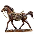 thumbnail image 1 of Estatua de caballo estatuilla de caballo pequeño escritorio adorno de caballo colección escultura arte ornamento para dormitorio decoración del hogar Estilo B mayimx Estatuilla de caballo, 1 of 9