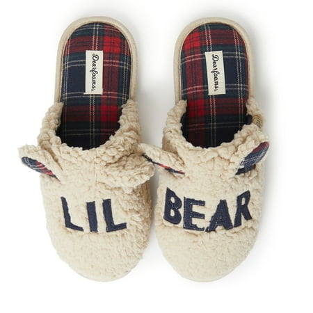 Dearfoams Lil Bear Adult Scuff Slipper