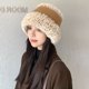 thumbnail image 4 of Sombrero de cubo de imitación de invierno, sombrero de cubo de felpa esponjoso de lana, sombrero de pescador grueso y borroso, 4 of 6