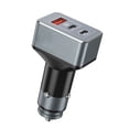 thumbnail image 3 of axGear Car Charger 3 Ports 45W QC 3.0 USB + Dual USB-C Fast Charging with Ambient Light, 3 of 7