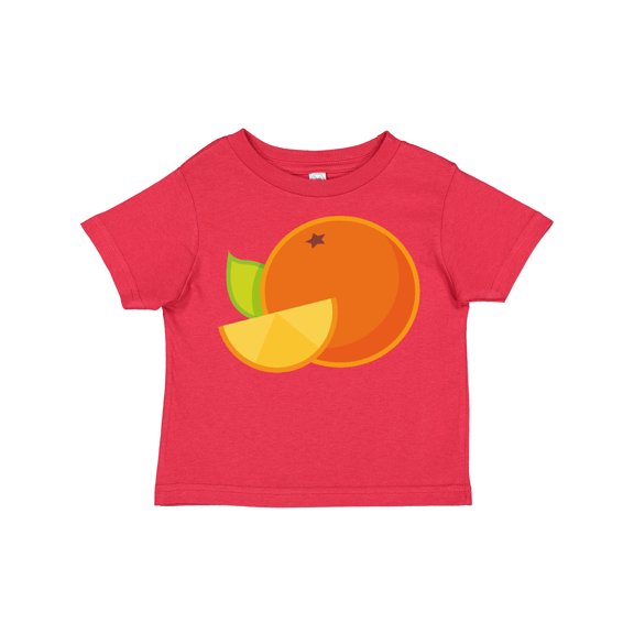 Inktastic Orange Fruit Boys or Girls Toddler T-Shirt