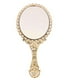 thumbnail image 1 of Vintage Handheld Mirror With Baroque Design For Hair Cutting And Makeup Small Travel Size Makeup Mirror True Reflection Mirror With Handle, 1 of 4