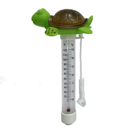Floating Pool Thermometer Turtle Shaped with Large Display for Indoor Outdoor Pools Spas Waterproof Easy Read Temperature