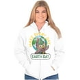 thumbnail image 4 of Woodsy Owl Make Everyday Earth Day Unisex Plus Size Zip Hoodie Brisco Brands 2X, 4 of 5