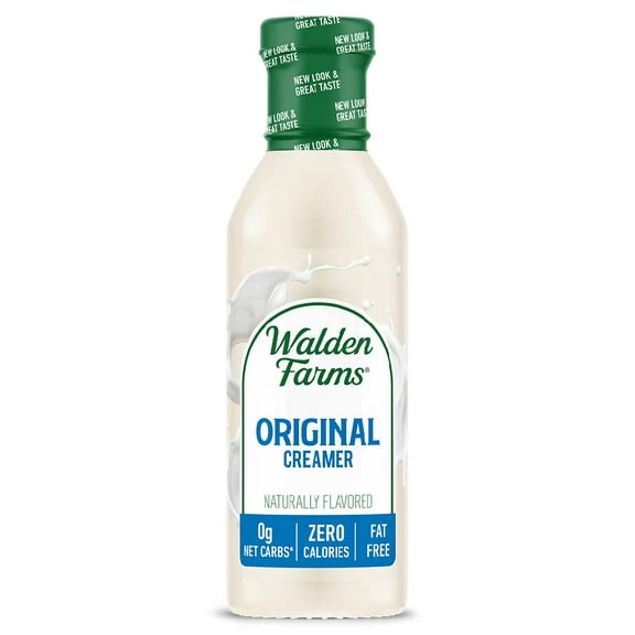 Walden Farms Naturally Flavored Calorie Free Coffee Creamer Original Cream 12 fl oz