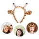 thumbnail image 2 of ColoMX Adorable diadema de peluche de jirafa: Divertida diadema de animal para niñas y mujeres - Fiestas temáticas Halloween Navidad Dibujos animados, 2 of 5