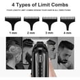 thumbnail image 5 of KEMEI Professional Hair Clipper for Men, Cordless Barber Haircut Machine, Electric T-Blade Zero Gapped Trimmer, Wireless Haircut Machine, Rechargeable Precision Trimmer for Family & Barbers KM-1578, 5 of 6
