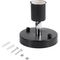 thumbnail image 1 of Portalámparas de metal vintage E27, portalámparas de techo, soporte de pared, lámpara colgante, lámpara de techo para el hogar, portalámparas E27 (negro), 1 of 5
