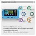 thumbnail image 5 of Contrôleur de Charge Solaire 10A 20A 30A pour Écran LCD 12V avec Support de Pile Multiple, 5 of 5