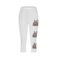 thumbnail image 4 of Pantalones de Ajuste Seco de la Moda de las Mujeres Imprimidas Leggings, Deporte de Yoga Elástico de Poliéster Elástico Respirable, 4 of 7