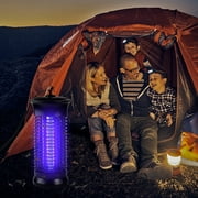 Electric Fly Bug Zapper Mosquito Insect Killer LED Light Trap Pest Control Lamp Black