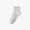 c01Gray, variant on Mid-Tube Socks for Men and Women, Ribbed Cuff, Cushioned Quarter Cut, Everyday Casual Wear Gray Free Size