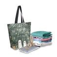 thumbnail image 2 of FORMRS Womens Canvas Tote Bag with Zipper Inner Pocket Shoulder Handbag, Cute Ghosts Playing, 2 of 7