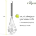 thumbnail image 4 of i Kito Rapid Manual Egg Beater, Stainless Steel Hand Whisk Mixer Balloon Whisker Quick Mixing, 4 of 6