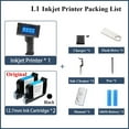 thumbnail image 1 of 12.7mm Portable Handheld Inkjet Printer For Batch Number Barcode QR Code Textile Hand Printer Label Coding Machine ,Fast-Drying Ink with Crisp Output, 1 of 5