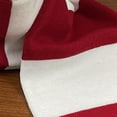 thumbnail image 6 of Knit Winter Rugby Striped Scarf for Men & Women - Stay Warm & Stylish (Red/ White) -1 Pack, 6 of 8