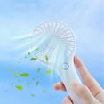 thumbnail image 2 of Matoen Portable Handheld Fan, Portable Fan Rechargeable, 3 Speed Wind, USB Rechargeable Foldable Fan, Quiet Personal Fan, 2 of 7