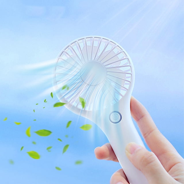 Campana Para Cocina Handheld Fan Portable Mini Handheld Fan With USB Rechargeable Battery 3 Speeds To Suit Different People Runs For More Than 3 Hours Suitable For Girls Outdoor
