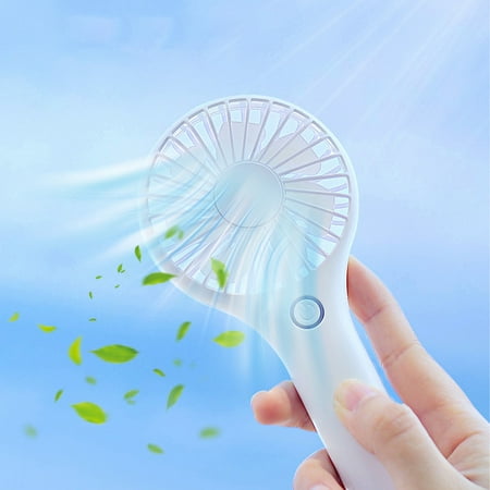

PNNJI 2024 New Handheld Fan Portable Mini Handheld Fan with USB Rechargeable Battery 3 Speeds to Suit Different People Runs for More Than 3 Hours Suitable for Girls Outdoor - Clearance (N)