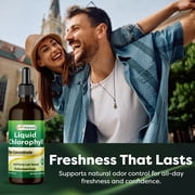 Best Naturals Liquid Chlorophyll Drops 50mg, 2 fl oz - Supports Energizing, Alkalization, Oxygenation