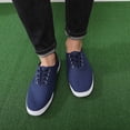thumbnail image 4 of NOKIO Men’s Canvas Casual Shoes Wide Width S𝗅ip On Walking Shoes Lightweight Comfortable Sneakers Fashion 𝖫a𝖼e Up Flat Shoes Business Work Sport Shoes, 4 of 4
