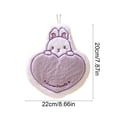 thumbnail image 3 of Weloille 1 Piece Easter Hand Towel, Soft Absorbent Microfiber Hanging Towel, Reusable Lint Free Fast Drying Cloth, Suitable for Kitchen Bathroom Home Easter Gift Use, 3 of 6