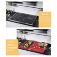 thumbnail image 3 of nqOlkjepod Large Induction Cooktop Protector Mat 36"x21", 4th of July Stove Top Covers for Electric Stove, Red Independence Day White Blue Star Stove Burner Cover Mats, Glass Top Stove Cover, 3 of 8