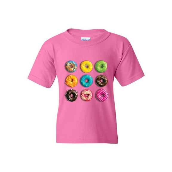 Big Girls T-Shirts and Tank Tops - Love Food Donuts Doughnuts