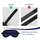 thumbnail image 4 of Máscara para dormir, máscara de seda para los ojos con correa ajustable, máscara de satén opaca para dormir para hombres y mujeres, cómoda máscara para los ojos con antifaz para dormir por, 4 of 6