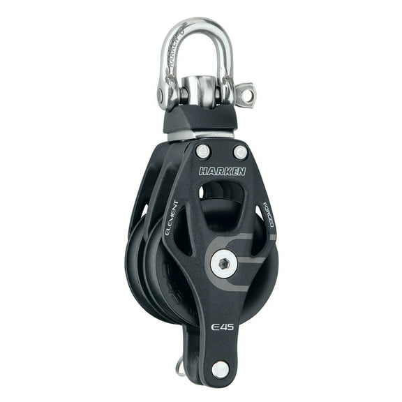 5" Harken 45MM Double Element Block with Swivel and Becket