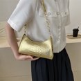thumbnail image 3 of Bolsa De Hombro Bolso de mano para mujer, diseño de cocodrilo, bolso de hombro de cuero PU, elegante embrague (dorado) Likrtyny Para Estrenar, 3 of 7