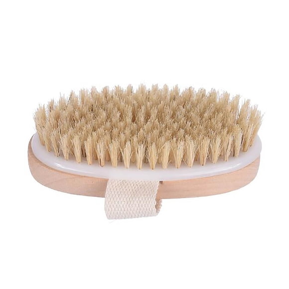 FcBaudy New Natural Bristle Dry Exfoliation Brush Face Brush Body Brush Bath brush