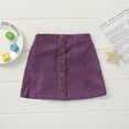 thumbnail image 2 of One opening Summer Toddler Baby Girls Button Short Solid Corduroy Skirt 0-3T Khaki 0-6 Months, 2 of 7