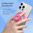 thumbnail image 4 of Dteck Double Magnetic Phone Ring Holder and Finger Grip Kickstand, Compatible with MagSafe, iPhones, Androids, and Car Mounts,Green, 4 of 6